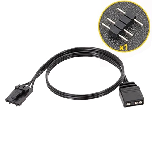 HDOYTXXM Anpassbarer PC Beleuchtungsadapter 4Pin Bis 3Pin Lighting Hubs Adapter Kabel Für Effiziente ARGB Fan Integration Argb Fan HDOYTXXM Anpassbarer PC Beleuchtungsadapter 4Pin Bis 3Pin Lighting Hubs Adapter Kabel Für Effiziente ARGB Fan Integration Argb Fan von HDOYTXXM