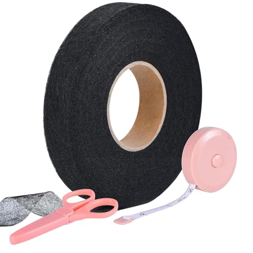 HDOYTXXM Bügeleis Säuget Band Breite 2 Cm Saum Stoff Tape On Säsche Mit Schere Und Klebeband Für Jeanshems Vorhang von HDOYTXXM