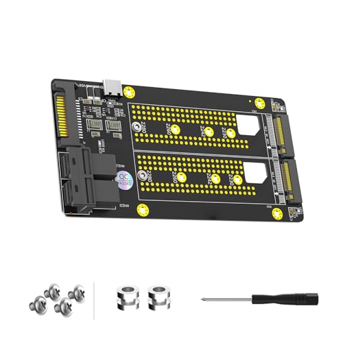 HDOYTXXM Doppelte NVMe Solid Disk Zu Zwei SFF 8643-Konvertern Schnell Für Mehrere Formfaktoren Unterstützt 2230/2242/2260/2280 Solid Disk Erweiterung von HDOYTXXM