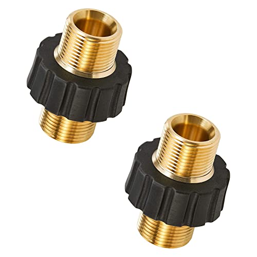 HDOYTXXM Druckunterlegscheibe Adapter 2pcs M22 14mm Männlich Zu M22 14mm Mann Schwenkschwenk Hochdruckschlauch Gewinde Anti Korrosion HDOYTXXM Druckunterlegscheibe Adapter 2pcs M22 14mm Männlich Zu M22 14mm Mann Schwenkschwenk Hochdruckschlauch Gewinde Anti Korrosion von HDOYTXXM
