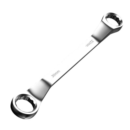 HDOYTXXM Haushalt 12 Punkte Offset Spanner Doppelkasten End Doppelkopfschlüssel Workshop Werkzeug Doppelversetztbox Endschlüssel von HDOYTXXM