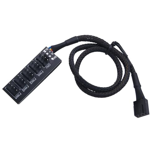 HDOYTXXM Lüftersplitter Für 4Pin Einstellbare Lüfter 5 Wege Adapter Für Mehrere Stromverbindungs Lüftercontroller HDOYTXXM Lüftersplitter Für 4Pin Einstellbare Lüfter 5 Wege Adapter Für Mehrere Stromverbindungs Lüftercontroller von HDOYTXXM