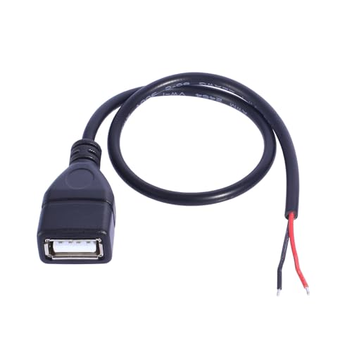 HDOYTXXM Stromversorgungskabel 2 Pin USB Weibliche/männliche 2 Pin Drahtladungsladungskabelverlängerungsstecker Elektronische Wartung von HDOYTXXM