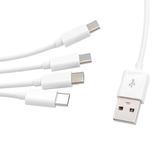 HDOYTXXM Typ C Ladekabel 4 In 1 Entwerfen Von USB Auf USB C Netzkabel Für Mehreren Gerätekompatibilität 0 5 Meter Länge von HDOYTXXM