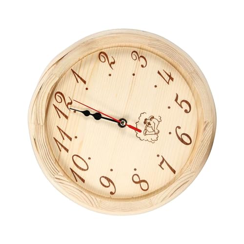 Hohe Temperaturen Resistente Sauna Zeit Holz Runde Uhr Tragbares Zubehör Für Dampfbäder Wohnraum Hohe Temperaturen Resistente Sauna Zeit Holz Runde Uhr Tragbares Zubehör Für Dampfbäder Wohnraum von HDOYTXXM