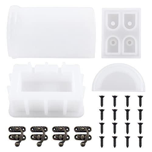 Kristall Drop Kleber Formbehälter Harzform Speicherbox Silikonform Für Epoxy Schmuckhalter Kristall Drop Kleber Formbehälter Harzform Speicherbox Silikonform Für Epoxy Schmuckhalter von HDOYTXXM