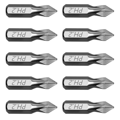 Packung Mit 10 Antislip Auswirkungen Resistent 25mm Magnetschraubendreher Bit Für Holz Verbessert Die Haltbarkeit Und Eine Präzise Reparatur Von Eigenheimen von HDOYTXXM