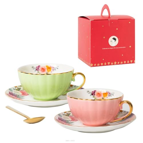 Praktischer Teas Pokal Set Mit Untertasse Anspruchsvoller Keramik Teas Cup Set European Designs Tassen Für Geschäftsanlässe von HDOYTXXM