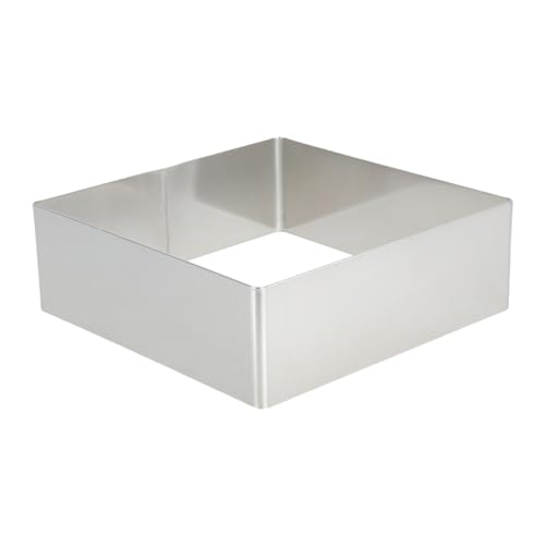 Quadratische Mousses Form Edelstähle Kuchen Ringe Kuchenformen Ringe Nicht Stickgebäckseback Backwerkzeug Zum Backen Zu Hause von HDOYTXXM