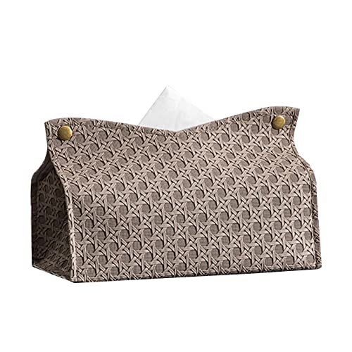 Rechteck Tissue Box Abdeckhalter Moderne PU Leder Servietten Dekorative Würfel Tissue Box Hold Waschtisch Countertop von HDOYTXXM