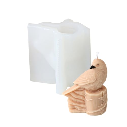 Stehende Eule Silikonform Gipsform Kerzenformen Gussformen Ornament Formen Papagei Epoxidharzformen von HDOYTXXM