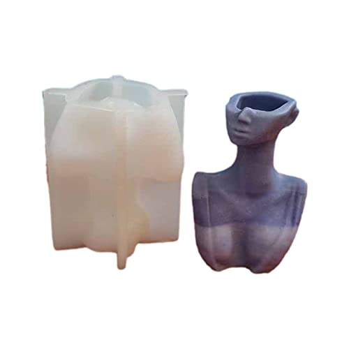 Sukkulente Blumentopf Silikonform Büste Körper Formharzgussform Form Gips Zement Form Kunst Dekorieren Pflanzer Sukkulente Blumentopf Silikonform Büste Körper Formharzgussform Form Gips Zement Form Kunst Dekorieren Pflanzer von HDOYTXXM