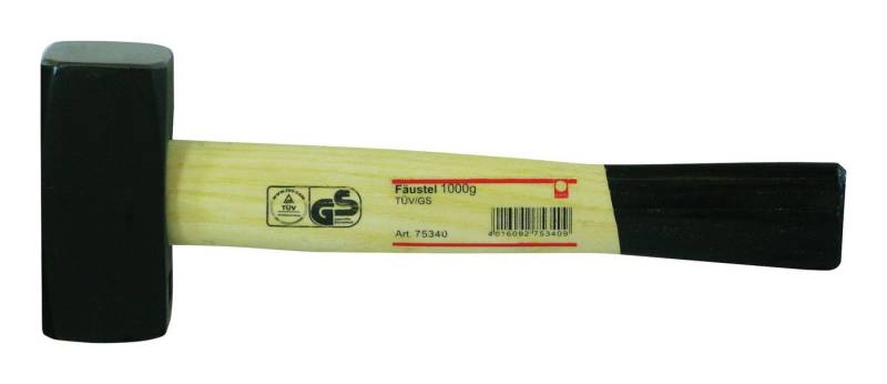 HDP Hammer, Handfäustel 1,25 kg mit TÜV/GS von HDP