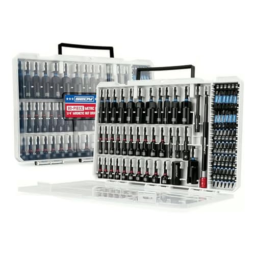 80 Set Steckschlüsselsatz Magnete Sechskant Stecknuss, RatschenschlüSsel Set, Stecknuss Adapter Set, Magnetic Impact Nut Driver Set Für SteckschlüSseln Nuss Knarren 80 Set Steckschlüsselsatz Magnete Sechskant Stecknuss, RatschenschlüSsel Set, Stecknuss Adapter Set, Magnetic Impact Nut Driver Set Für SteckschlüSseln Nuss Knarren von HDQQEU