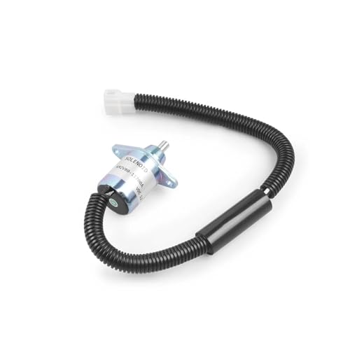 Kraftstoff Absperrmagnetventil 12V Kraftstoffabschaltung Magnetventil Passend für Dieselmotor Generator Ölstopp Magnetventil KM2V80-11700A Magnet von HDRTCBU