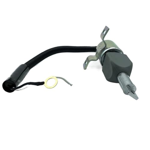 Kraftstoff Absperrmagnetventil 185208 12V Kraftstoffabschaltmagnet passend für Gehl CTL70 Mustang MTL20 Raupenlader passend für Isuzu-Motor 4JG1-TPA Magnet von HDRTCBU