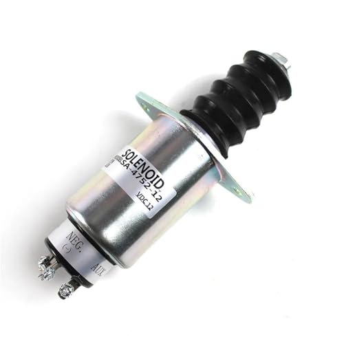 Kraftstoff Absperrmagnetventil SA-4752-12 2003-12S7U1B2A 1 STÜCKE Kraftstoffabschaltung Magnetventil Passend für Woodward 2003 3 Terminals Motor Magnet von HDRTCBU