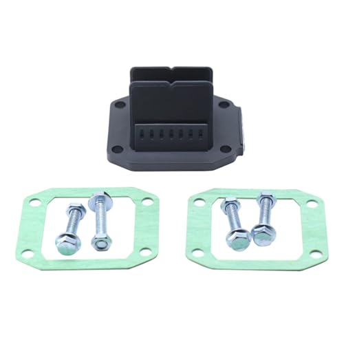 Membranblock Ansaugkrümmer Reed Ventil Carbon Faser V381S Intake Reed Ventil System Fit Für HONDA CR80 CR85 ATV Teile Vergaser Membran(V381S Set) von HDRTCBU