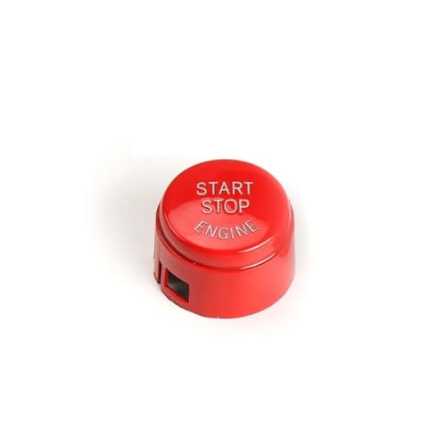 Zündstartschalter 3-1 STÜCKE Start Stop Motor Knopfschalter Abdeckung Passend für BMW 5/6/7 Serie F06 F07 F10 F01 F30 2009-2015 Auto Zündschloss(Model B Red) von HDRTCBU