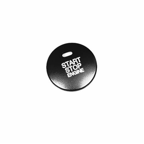 Zündstartschalter Auto Motor Push Start Stop Taste Abdeckung Kappe Trim Fit Für Mazda 2 3 6 CX-3 CX-4 CX-5 CX-9 MX-5 Zündung Starter Schalter Auto Zündschloss(Black) von HDRTCBU