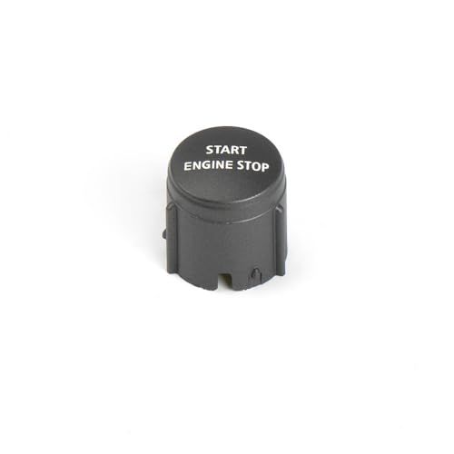 Zündstartschalter Passend für Land Range Rover Sports Discovery 4 Auto Start Stop Engine Button Switch Cover One-Key-Startknopf-Motor Auto Zündschloss(Black) von HDRTCBU