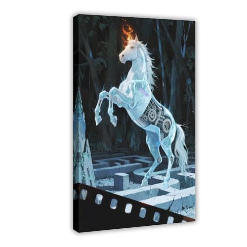 HDSDA Leinwand-Poster, Motiv: Labyrinth, mechanischer Pegasus, Wandkunst, Dekordruck, Bild für Wohnzimmer, Schlafzimmer, Dekoration, 60 x 90 cm, 4 Stück HDSDA Leinwand-Poster, Motiv: Labyrinth, mechanischer Pegasus, Wandkunst, Dekordruck, Bild für Wohnzimmer, Schlafzimmer, Dekoration, 60 x 90 cm, 4 Stück von HDSDA