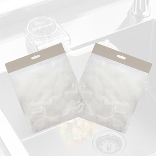 6er-Pack rotierendes Spülbeckenfiltersystem – zusammenklappbarer Siebfilter mit sicherem Saugnapf und 100 austauschbaren Filterscheiben(Only Filter 100 Pcs) von HDSDVNON