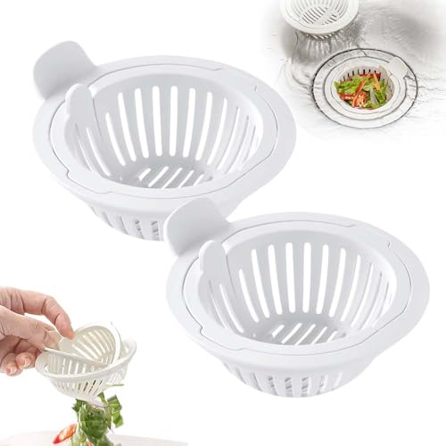 Multipack-Siebkorb-Set for die Spüle – selbstreinigender Netzfilter mit Schnellverschlussmechanismus for mühelose Wartung(Gray*2) von HDSDVNON