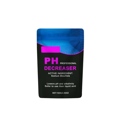 PH-Senker for Schwimmbäder, 100g, Natriumbisulfat-Formel, Passt Den PH-Wert des Wassers Schnell An, Um Hautreizungen Vorzubeugen(1 Bag) von HDSDVNON
