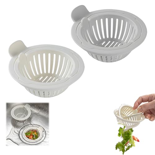 Siebkorb for die Spüle – Rostbeständiger Netzfilter mit Schnellreinigungsdesign und universeller Spülbeckenkompatibilität(2 Pcs) von HDSDVNON