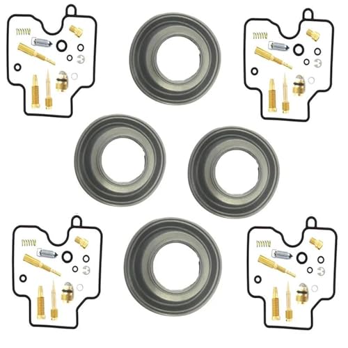 HDSNWG Motorradzubehör Motorrad-Vergaser-Reparatursatz Schwimmernadel-Unterlegscheibensatz Für Y&amaha XJ 900 S Für Diversion 4KM XJ900 900S 1995-2003(D) von HDSNWG