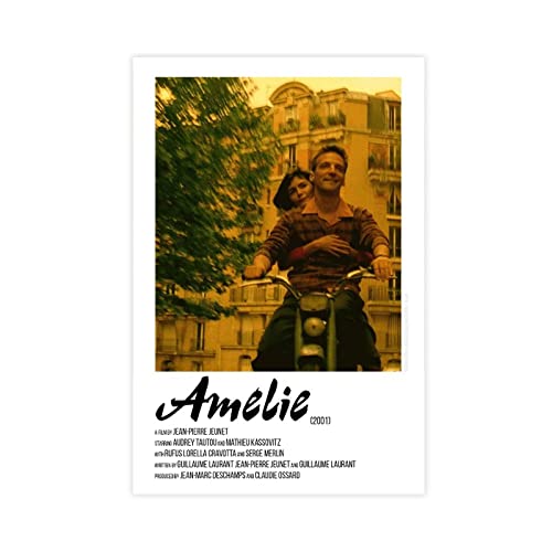HDTS Classic Movie Amelie Vintage Poster 8 Leinwand Poster Wandkunst Dekor Druck Bild Gemälde für Wohnzimmer Schlafzimmer Dekoration Rahmen: 30 x 45 cm HDTS Classic Movie Amelie Vintage Poster 8 Leinwand Poster Wandkunst Dekor Druck Bild Gemälde für Wohnzimmer Schlafzimmer Dekoration Rahmen: 30 x 45 cm von HDTS