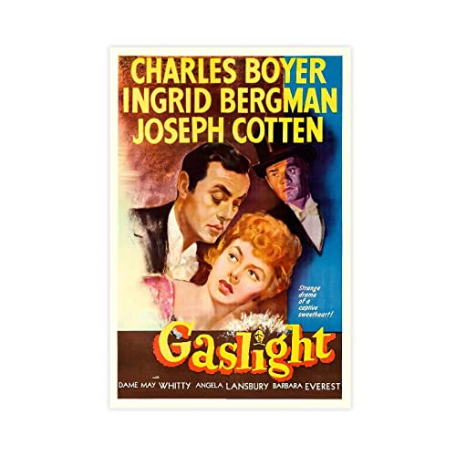 HDTS Classic Movie Gaslight Leinwand Poster Schlafzimmer Dekor Sport Landschaft Büro Zimmer Dekor Geschenk Rahmen: 40 x 60 cm von HDTS