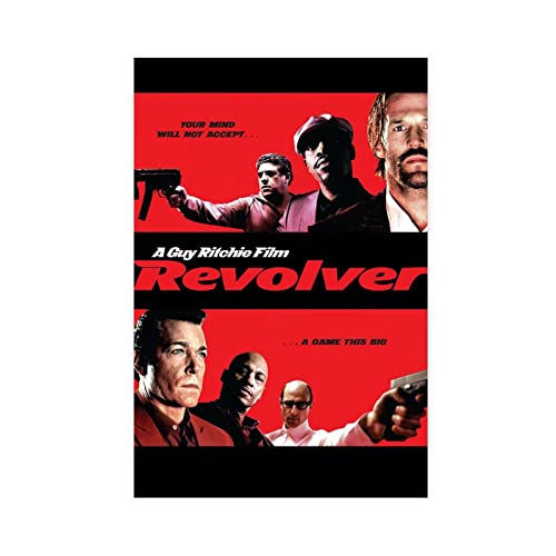 HDTS Classic Movie Revolver Leinwand Poster Schlafzimmer Dekor Sport Landschaft Büro Zimmer Dekor Geschenk Rahmen: 40 x 60 cm von HDTS