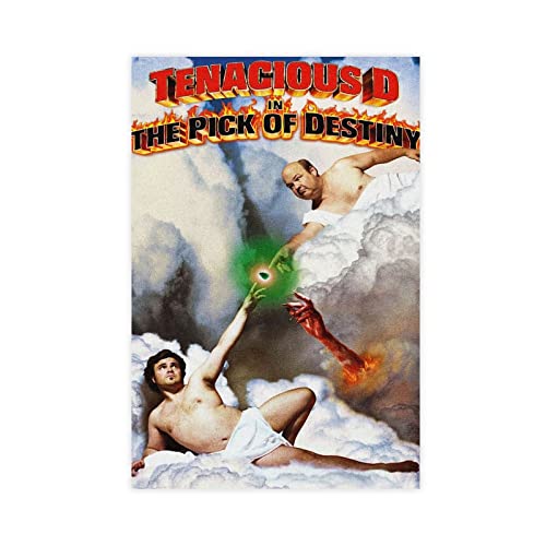 HDTS Classic Movie Tenacious D in The Pick of Destiny Leinwandposter Schlafzimmer Dekor Sport Landschaft Büro Zimmer Dekor Geschenk Rahmen: 30 x 45 cm von HDTS