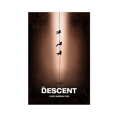 HDTS Classic Movie The Descent Canvas Poster Schlafzimmer Dekor Sport Landschaft Büro Zimmer Dekor Geschenk Rahmen: 40 x 60 cm von HDTS