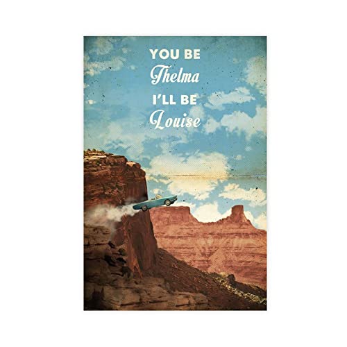 HDTS Classic Movie Thelma & Louise Vintage Poster 1 Leinwandposter Wandkunst Dekor Druck Bild Gemälde für Wohnzimmer Schlafzimmer Dekoration Rahmen: 30 x 45 cm HDTS Classic Movie Thelma & Louise Vintage Poster 1 Leinwandposter Wandkunst Dekor Druck Bild Gemälde für Wohnzimmer Schlafzimmer Dekoration Rahmen: 30 x 45 cm von HDTS