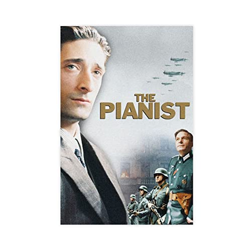 HDTS Der Pianisten-Film-Leinwand-Poster, Wandkunst, Dekoration, Bild, Gemälde für Wohnzimmer, Schlafzimmer, Dekoration, Rahmen: 30 x 45 cm von HDTS