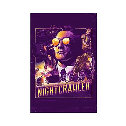 HDTS Film Nightcrawler Leinwand Poster Wandkunst Dekor Druck Bild Gemälde für Wohnzimmer Schlafzimmer Dekoration Rahmen: 30 x 45 cm HDTS Film Nightcrawler Leinwand Poster Wandkunst Dekor Druck Bild Gemälde für Wohnzimmer Schlafzimmer Dekoration Rahmen: 30 x 45 cm von HDTS