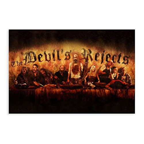 HDTS Film The Devil's Rejects Leinwand-Poster, Wandkunst, Dekoration, Bild für Wohnzimmer, Schlafzimmer, Dekoration, Rahmen: 50 x 75 cm von HDTS