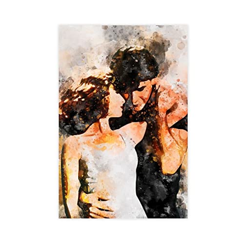HDTS Klassischer Filmdruck "Dirty Dancing" Poster Leinwand Poster Wandkunst Dekor Druck Bild Gemälde für Wohnzimmer Schlafzimmer Dekoration Rahmen: 50 x 75 cm HDTS Klassischer Filmdruck "Dirty Dancing" Poster Leinwand Poster Wandkunst Dekor Druck Bild Gemälde für Wohnzimmer Schlafzimmer Dekoration Rahmen: 50 x 75 cm von HDTS