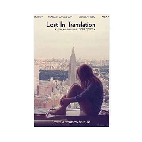 HDTS Leinwand-Poster, Motiv: Film Lost in Translation, Schlafzimmer, Dekoration, Sport, Landschaft, Büro, Raumdekoration, Geschenkrahmen: 60 x 90 cm HDTS Leinwand-Poster, Motiv: Film Lost in Translation, Schlafzimmer, Dekoration, Sport, Landschaft, Büro, Raumdekoration, Geschenkrahmen: 60 x 90 cm von HDTS