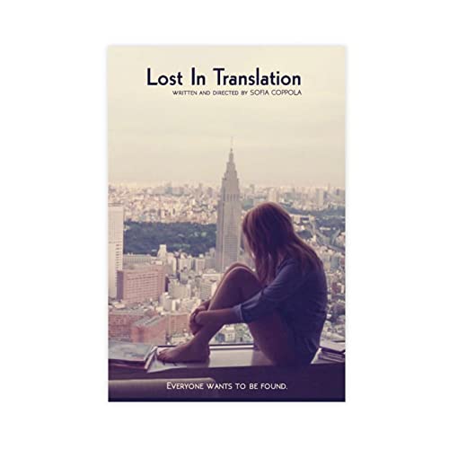 HDTS Filmposter "Lost in Translation" auf Leinwand, Wandkunst, Dekordruck, Bild, Gemälde für Wohnzimmer, Schlafzimmer, Dekoration, ungerahmt: 30 x 45 cm HDTS Filmposter "Lost in Translation" auf Leinwand, Wandkunst, Dekordruck, Bild, Gemälde für Wohnzimmer, Schlafzimmer, Dekoration, ungerahmt: 30 x 45 cm von HDTS
