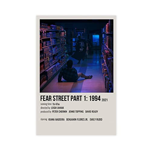 HDTS Movie Fear Street 1 Vintage-Leinwand-Poster, Wandkunst, Dekoration, Bild für Wohnzimmer, Schlafzimmer, Dekoration, Rahmen: 30 x 45 cm HDTS Movie Fear Street 1 Vintage-Leinwand-Poster, Wandkunst, Dekoration, Bild für Wohnzimmer, Schlafzimmer, Dekoration, Rahmen: 30 x 45 cm von HDTS