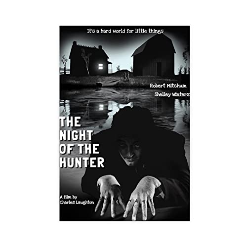 Klassischer Filmposter ''The Night of the Hunter'' Wandbild, Leinwand, Schlafzimmer, Dekoration, Sport, Landschaft, Büro, Raumdekoration, Geschenkrahmen: 30 x 45 cm Klassischer Filmposter ''The Night of the Hunter'' Wandbild, Leinwand, Schlafzimmer, Dekoration, Sport, Landschaft, Büro, Raumdekoration, Geschenkrahmen: 30 x 45 cm von HDTS