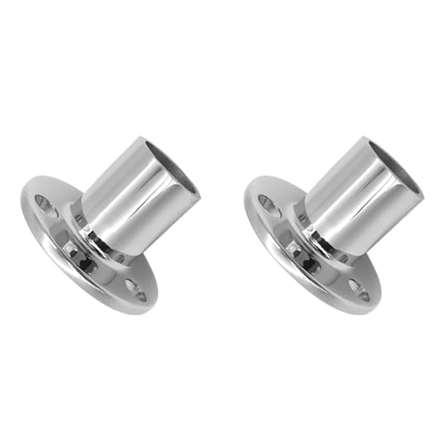 2X 316 Edelstahl 90 Grad Marine Boot Handlauf Fitting Runde Stütze Bootfahren Rohre Basis for Rohr 32 Dia von HDURPCA