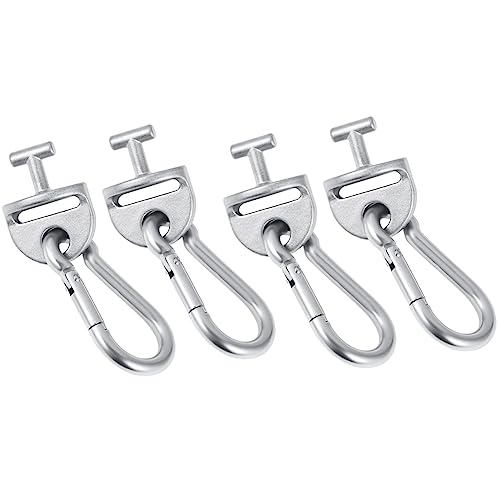4PCS T Lock Adapter mit Snap Haken Zubehör Adapter for Gym Kabel Maschine & Regal von HDURPCA