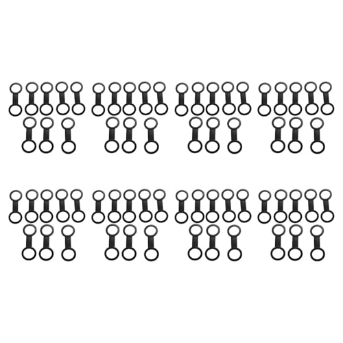 64x Scuba Tauchen Tauchen Schnorcheln Silikon Schnorchel Maske Strap Keeper Halter Clips Retainer Befestigung Getriebe Ersatz Schwarz von HDURPCA