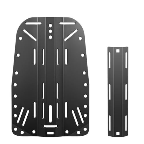 Aluminium-Tauchtechnik-Rückplatte Taucher BCD-Platte Tauchen Einzeltankadapter Tauchset von HDURPCA