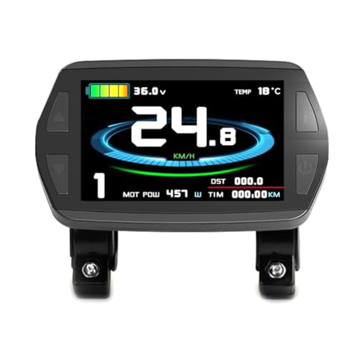 Elektrisches Fahrrad-Anzeigemessgerät Farblichtsensor KT-LCD8YU Farblichtsensor-Anzeigemessgerät for Ebike-Zubehör SM-Stecker von HDURPCA